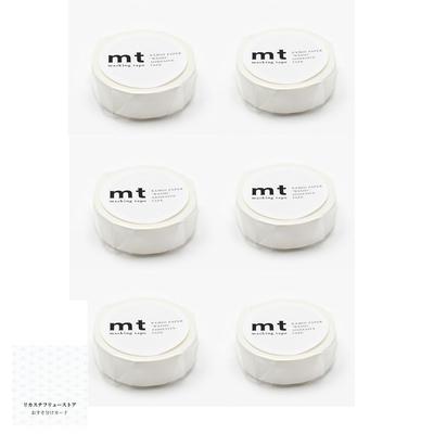 Kamoi Kakoshi Mt Washi Masking Tape - Matte White (MT01P208)