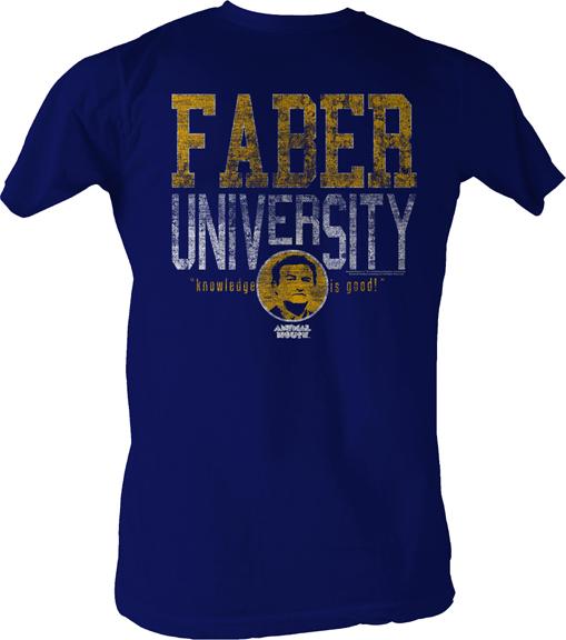 Animal House Movie Faber University Knowledge Is Good Men T Shirt XL