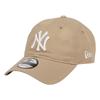 New Era 9TWENTY MLB Cap New York Yankees Essential Light Beige
