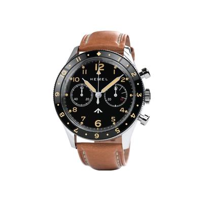 Airfoil Ceramic Bezel Black With Super-LumiNova C3 Dial Mechanical HF25 100M Men's Watch
