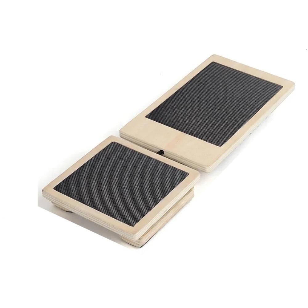 

1 Set Single Foot Foot Strength Trainer Wooden Stability Exercises Plantar Foot Balance Board Gym