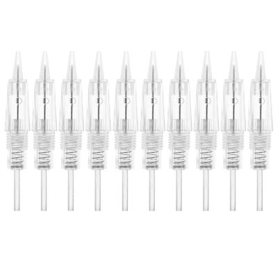 Set de 10 Piezas Cartucho para Tatuaje de Cejas y Labios Aguja Micro Rotatoria Desechable Estéril R5