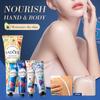 5pcs/box Fruit Plant Skincare Set Body Milk Hand Cream 5 Pieces Moisturizing Hydration Nourishing Anti-Dry Crack Gift Set