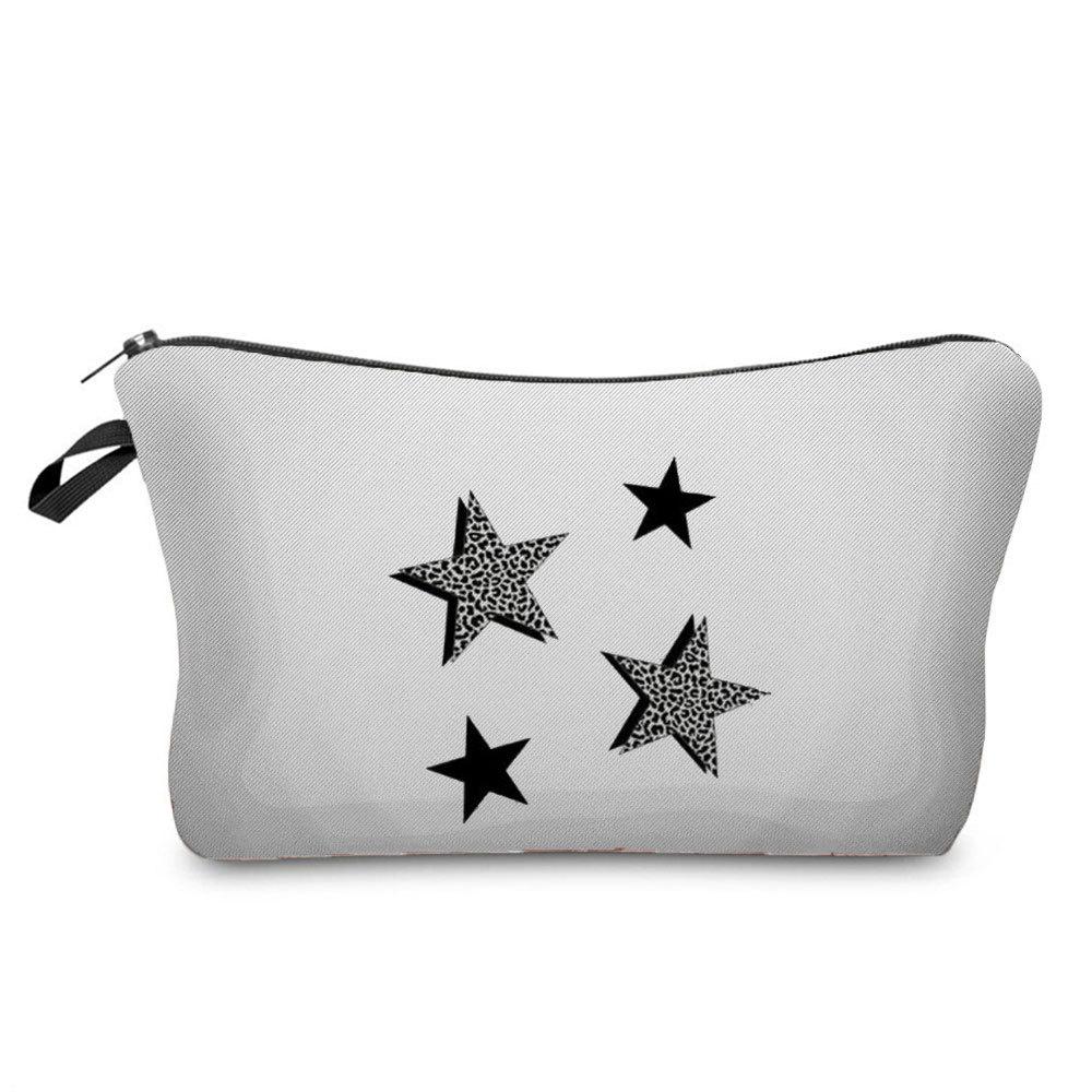 Women Flower Print Cosmetic Bag Toiletries Organize Travel Storage Case 6669