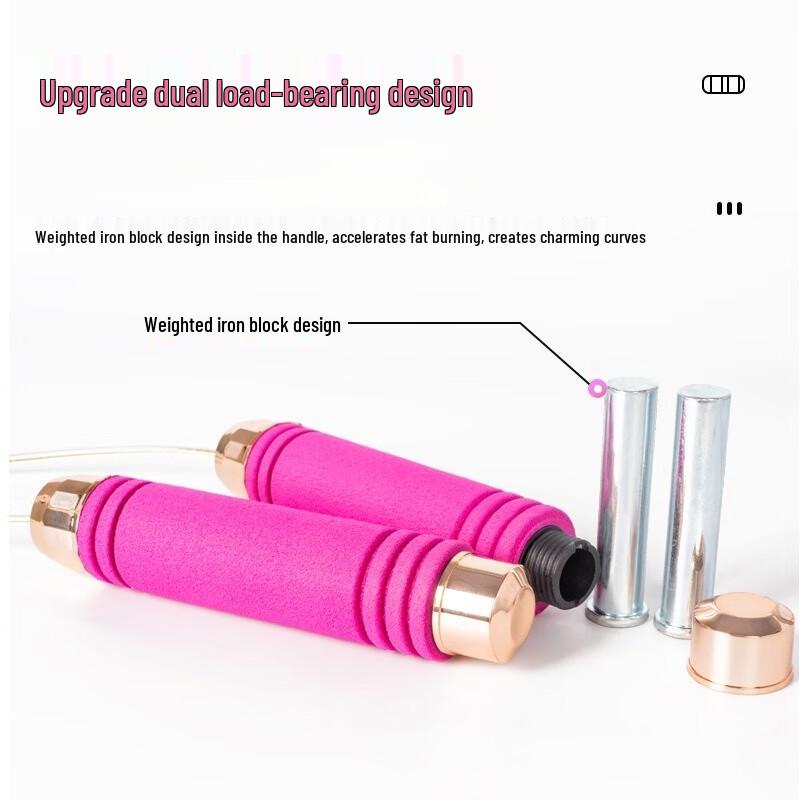 WEZHO Steel Wire Weighted Jump Rope