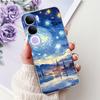 For Vivo V40 Lite 5G IDN Case V2417 Clear Cute Cat Fashion Butterfly Love Painted Soft Phone Case For Vivo V40 Lite 4G IDN Cover