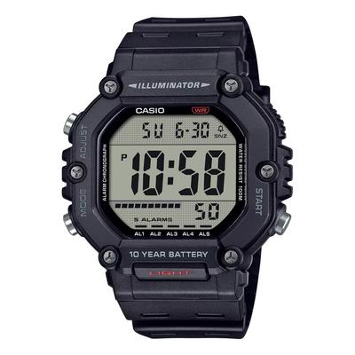 AE-1600H Digital Watch LED Illuminator 10-Year Battery Black AE1600H-1AV