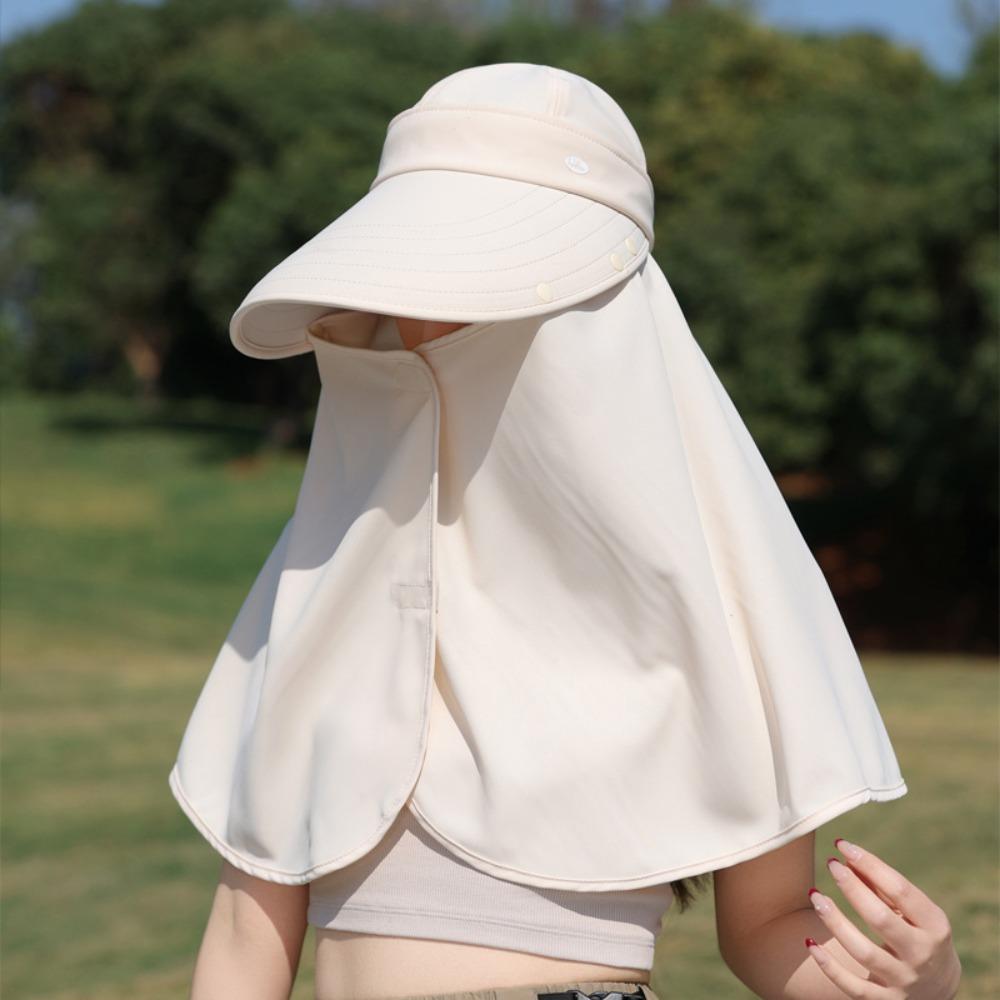Wide Brim Mountaineering Hat UV Anti Women Sun Hat Casual Shawl Fisherman Hat  Summer