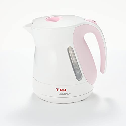T-fal Justin Plus Kettle, 1.2L, Sugar Pink, Large Capacity, Boil-Dry Prevention, Automatic Power-Off, Water Heater, KO340178
