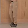 Reebok Solid Color Loose Mid Waist Casual Pants Unisex Bottoms Brown 23FRC665UGR1