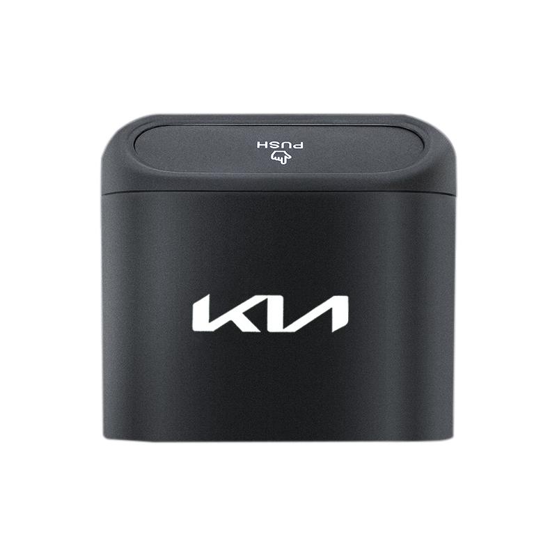 Papelera para Coche Caja de Polvo Cubo de Basura Caja de Almacenamiento Portátil Negra Accesorio para Coche Para Kia Sportage Ceed Picanto Rio Niro K7 K5 K8 K3