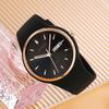 SKMEI Women's Silicone Waterproof Sports Watch Black Simple Casual Design with Date and Day Display