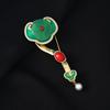 Auspicious design brooch female retro high-end temperament classical Chinese style luxury pin cheongsam with accessories