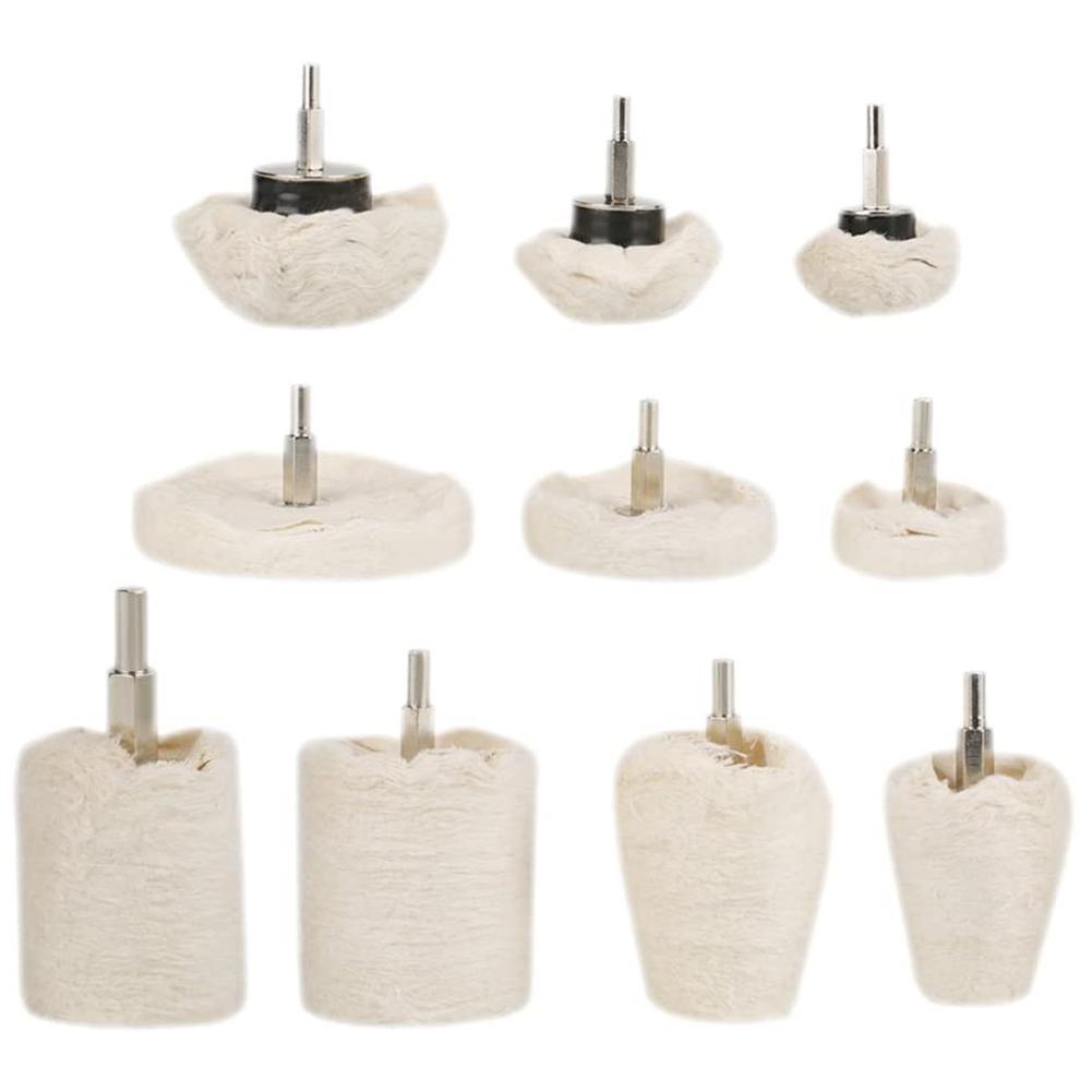 

10pcs Various Polishing Mop Buffing Wheel Pad Kit