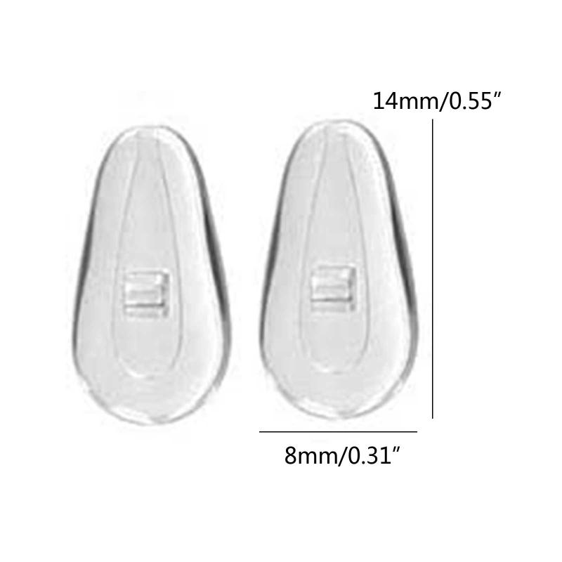 25 Pair/Lot Silicone Eyeglass Airbag Soft Nose Pad On Nose Pad Glasses Massage for Health Care Anti-Slip Tool for Sungla
