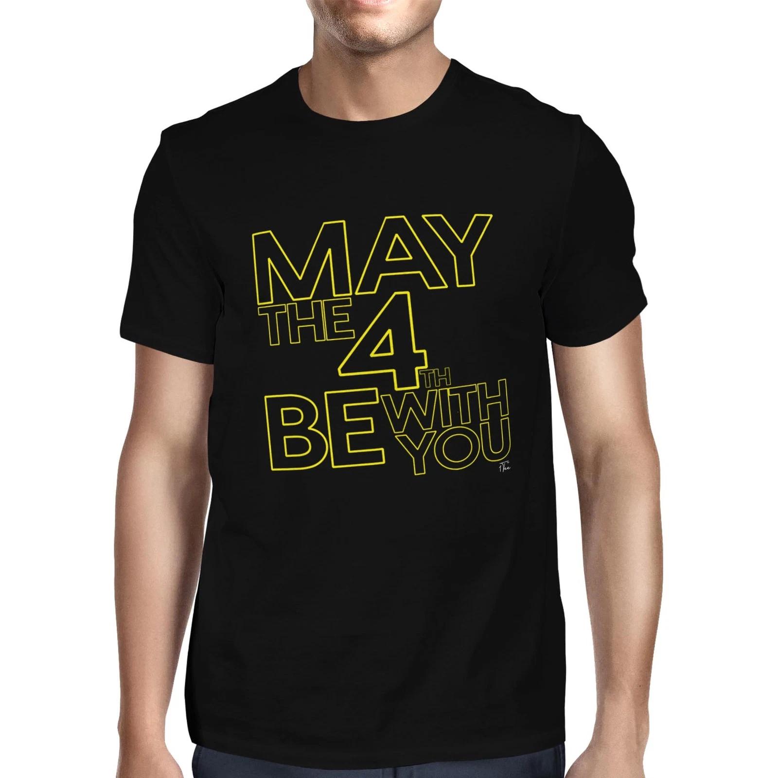 1Tee Mens May The Forth Be With You T-Shirt XS