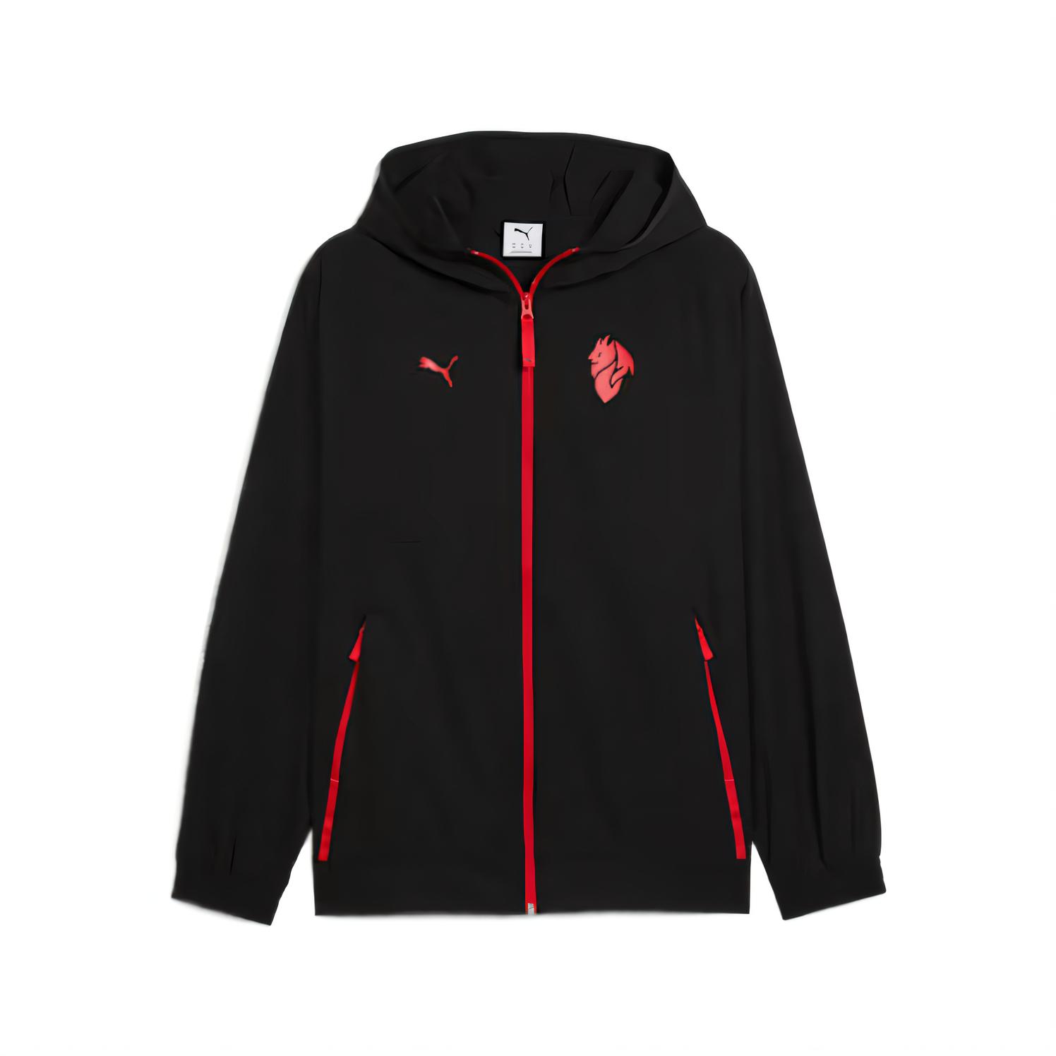 

Puma Ac Milan tech Club Series Ветрозащитная Теплая Стильная Удобная Универсальная Куртка Мужская Куртка 782405-04 L