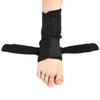 Adjustable Breathable Ankle Support Brace Foot Sprain Injury Pain Wrap Strap Protector Black