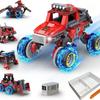 Apitor Q Robot Building Kit 20-in-1 Programmable APP RC Car Robotics Coding Kit STEM Project Educational Birthday Gifts for Kids