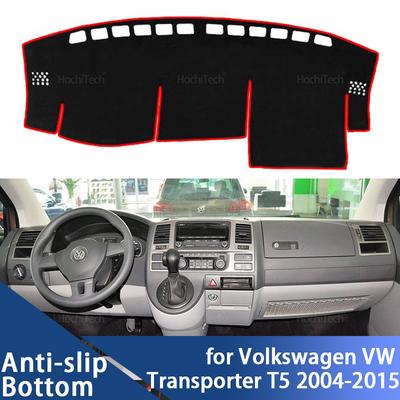Für Volkswagen VW Transporter T5 Caravell 2004-2015 Anti-Rutsch-Matte Armaturenbrettabdeckung Pad Sonnenschutz Dashmat Teppich Autozubehör