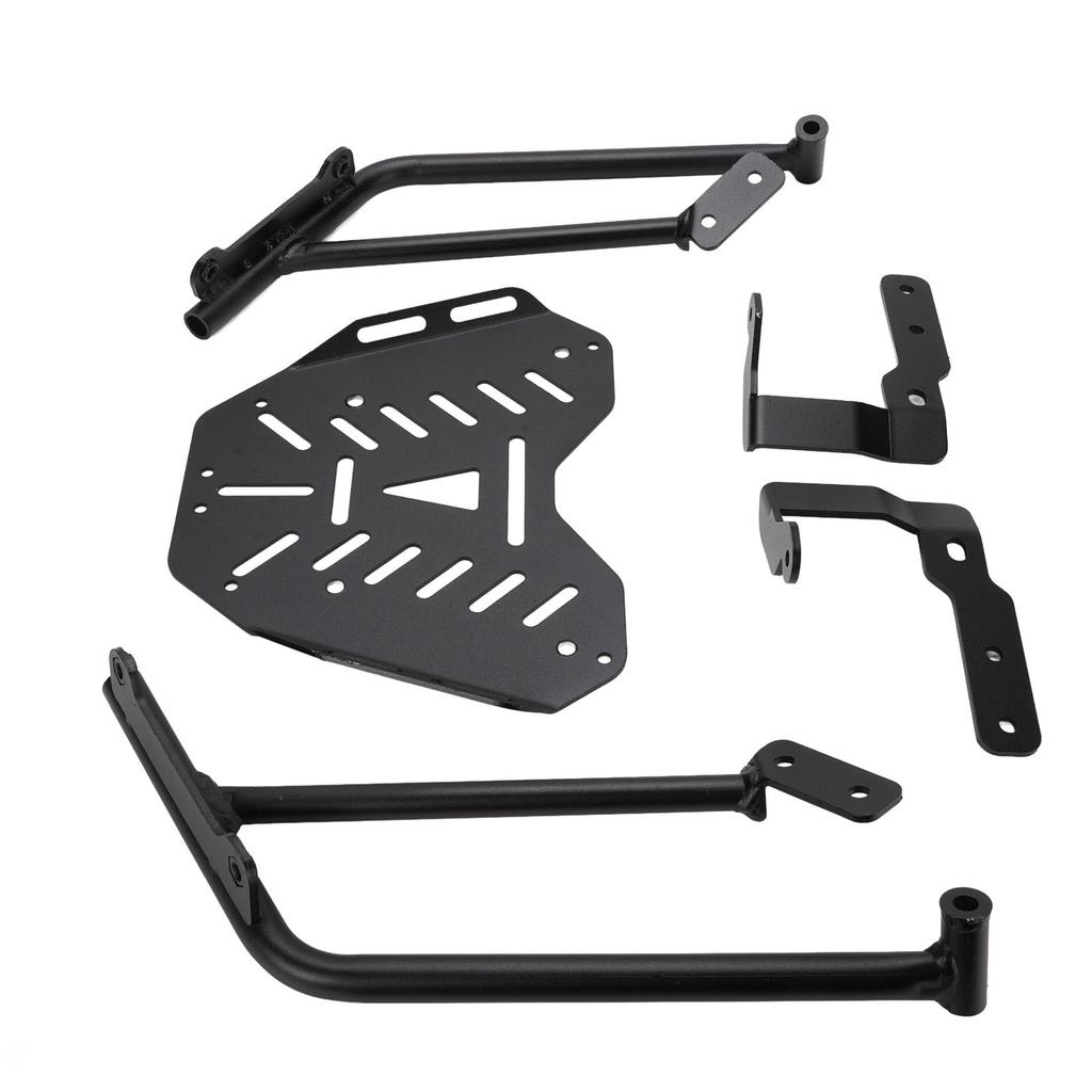 Motorcycle Rear Luggage Rack Carbon Steel Strong Load Bearing Secure Support Cargo Carrier Holder Bracket Replacement