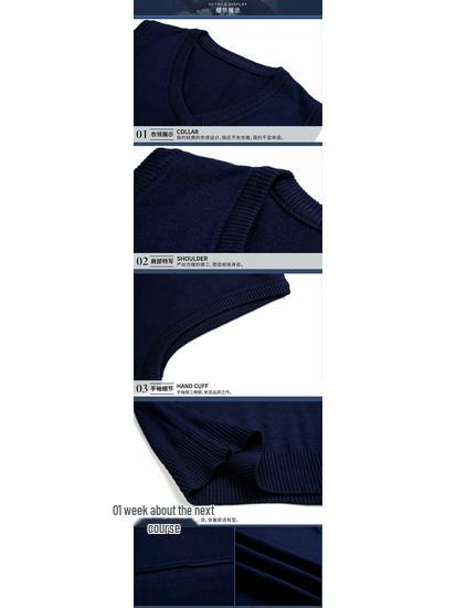 Men's V-Neck Plus Size Wool Vest - Casual Autumn/Winter Knitted Pullover, Sleeveless Sweater for Middle-Aged and Young