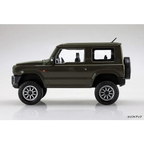 Aoshima Bunka Kyozai (AOSHIMA) 1/32 The Snap Kit Series Suzuki Jimny Custom Wheels (Jungle Green) Pre-Colored Plastic Model Kit No. 08-SP1