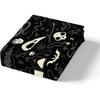 Skull Bedding Set Kids Scary Animal Skeleton Bedding & Linen for Boys Teens Halloween Bats Duvet Cover Breathable Horror Spider