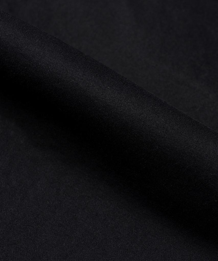 CONNECT KINLOCH Washed Cotton Bermuda Pants [Black]