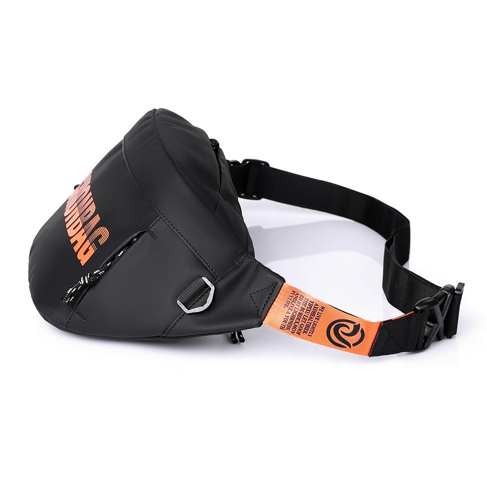 New functional trendy chest bag, large capacity trendy brand single shoulder crossbody bag, cycling functional bag