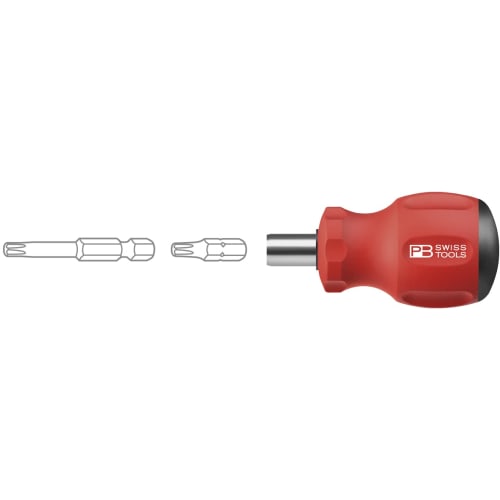PB SWISS TOOLS Bit Driver Handle, Starby, 8452-10-15M
