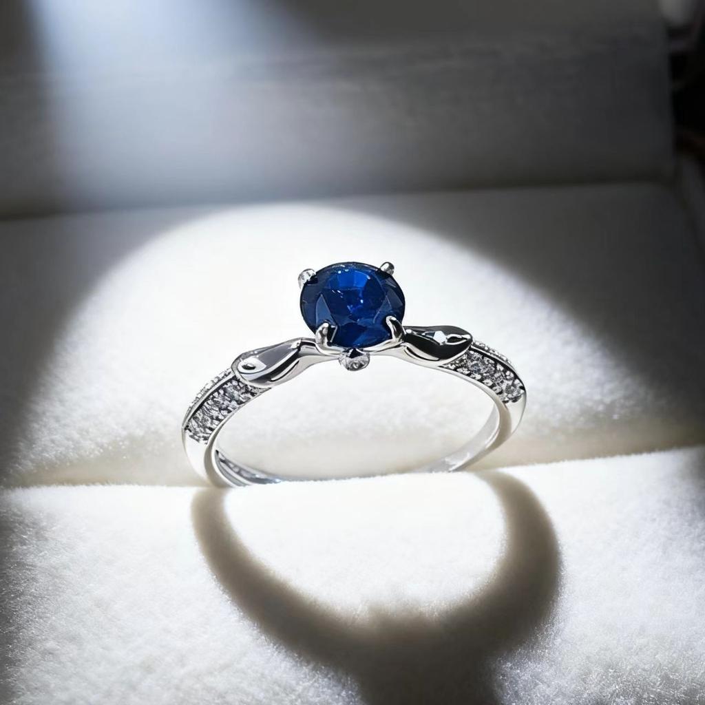 Fashion jewelry imitation natural emerald ring niche light luxury simple green zircon ring