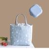 Oxford Cloth Insulated Lunch Bag Simple Large Capacity Portable Lunch Box Food Bags Women