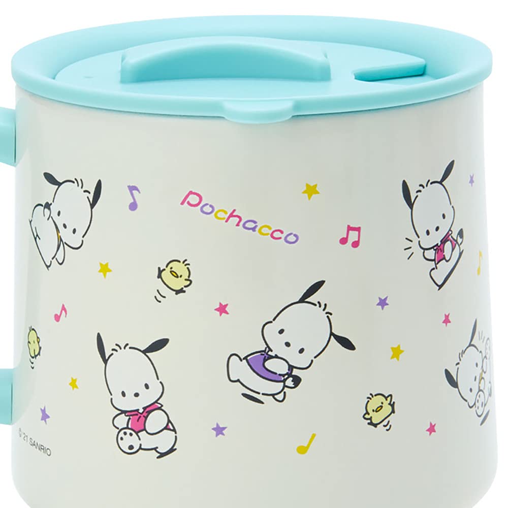Sanrio Pochacco Stainless Steel Mug with Lid 033898