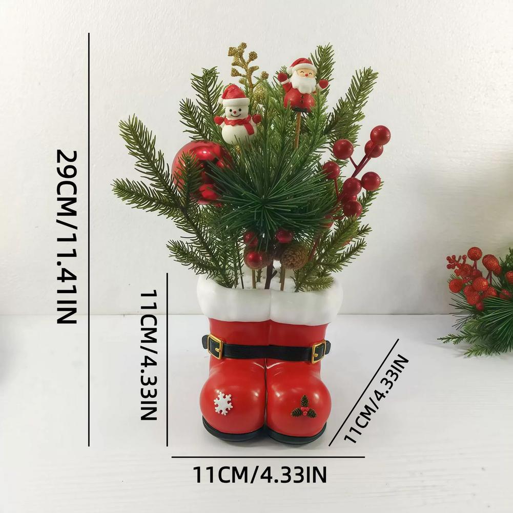 Julblomkruka, Växthållare Behållare Prydnad Bordscenterpiece Planteringskruka Kruka för Fönsterbräda Skrivbord