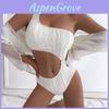 Costume da bagno intero sportivo da donna in poliestere traspirante per piscina e sport acquatici