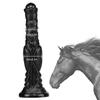Eggless Horse Cock Large Simulation Transparent Dildo Big Mac Female with Silicone Dildo Sexy Special-shaped Horse Whip