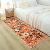 Machine Washable Corridor Carpet for Living Room, Bedroom, Bedside Rug, Soft Floor Mat, Non-Slip Home Decoration, Vintage Carpet