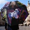 Evil Queens Collage  Automatic Folding Umbrella - 8-Rib Travel Umbrella with Auto Open/Close & Portable Gifts for holidays or birthdays