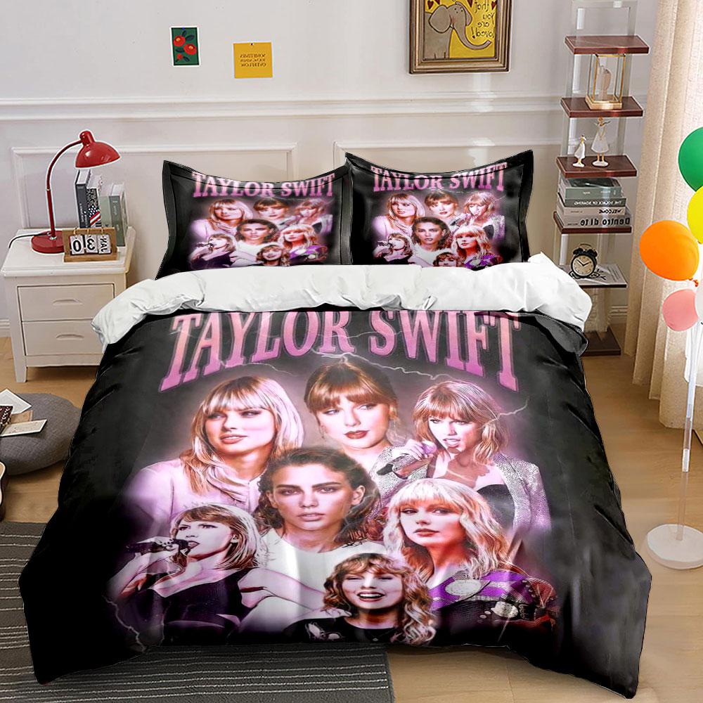 Taylor Swift kolāžas gultasveļa Gultasveļa Segas