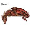 Collectible Dragon Figurine Sleeping Door Topper, Medieval Fantasy Wall Decor for Doorway, Rustic Home Accessories Corner Decor, No Drill
