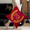 Roman SSPQRs Logo Pillowcase Toon Gift Cushion Cover Bedroom Home Sofa Chair Seat Decor Pillow Case