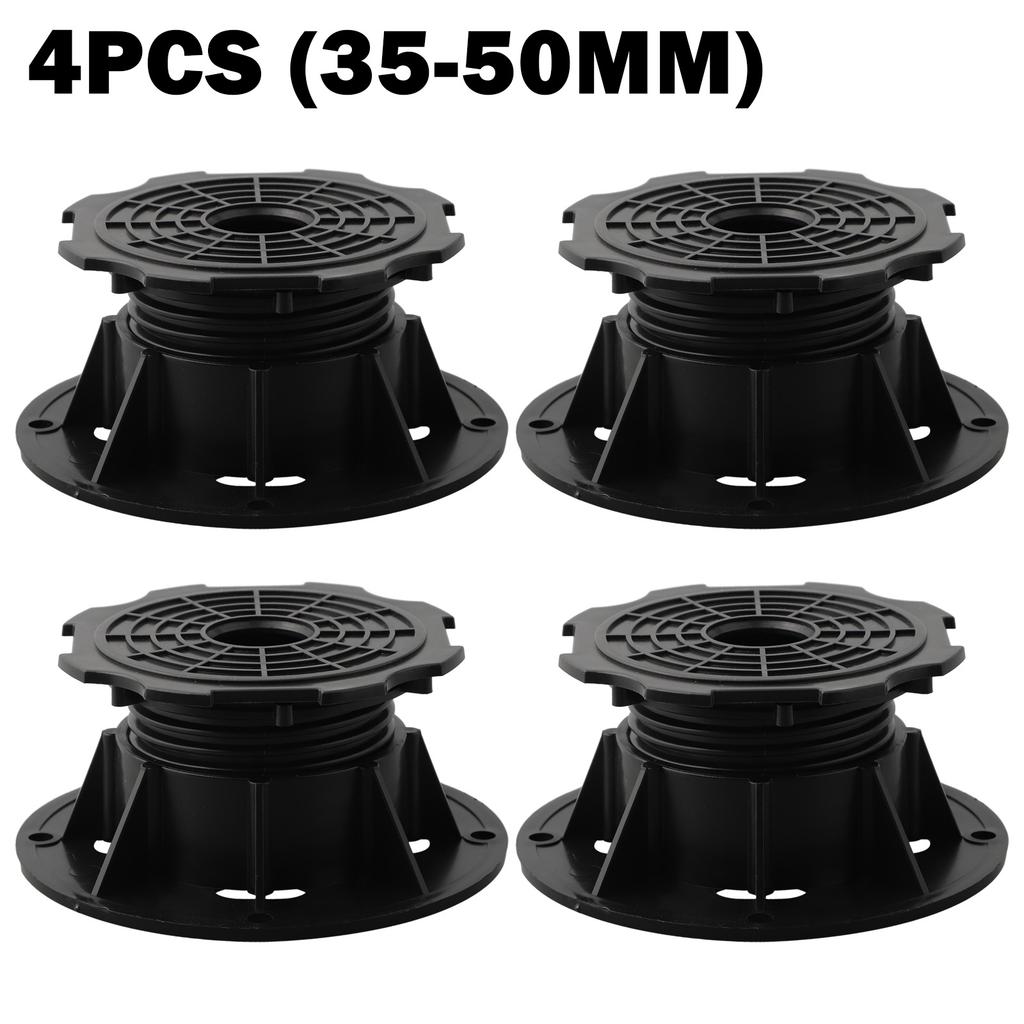 4 Stück/Set Höhenverstellbarer Terrassenlagerfuß Beseitigt Neigungsunterschiede Terrassendielen Plattenlager Terrassenlager