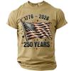 Men's Casual Round Neck Short Sleeve T-Shirt