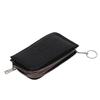 Card Holder Multiple Card Slots Zipper Card Bag Embossed Design Large Capacity Coin Purse Card Bag Wrist Strap Hand-Held Bag With Key Ring