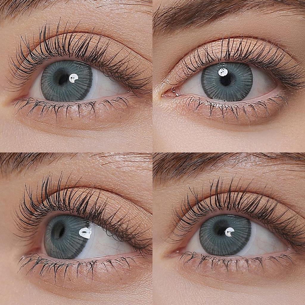 FreshGo Fiesta Colored Contact Lenses Eyes Cosmetics Blue Lens 1 Pair Yearly Soft Color Lenses Beauty Pupils