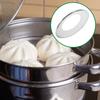 Steamer Ring Stainless Steel 15Cm Id Universal Cooking Adapter for Pots Woks Multi Layer Steam Basket for Dim Sum Vegetables