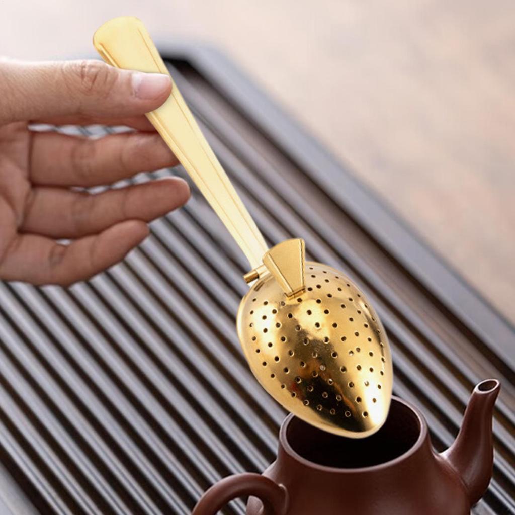 1 Stück Edelstahl Tee-Ei Sieb Werkzeuge Für Gewürze Beutel Infusor Tee-Filter Maker Haken-Design Brau-Teegeschirr Teesieb