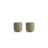 Mulled Wine Mugs, 2 Pcs., Stoneware, 0.18 L, Medium. 7 X 7.5 Cm, Green Ellen / Sagaform