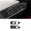 Carbon Fiber Interior Window Lift Button Frame Cover For Ford Mustang 2005-2008